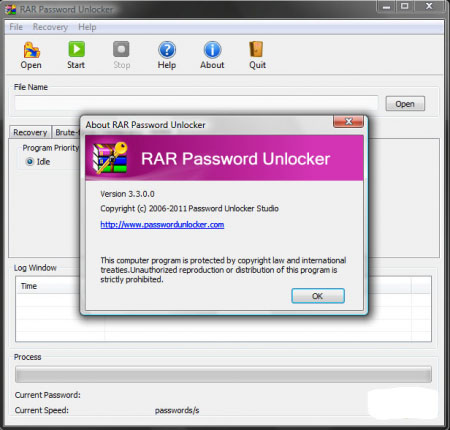 Скачать бесплатно RAR Password Unlocker 3.3.0.0 + Portable