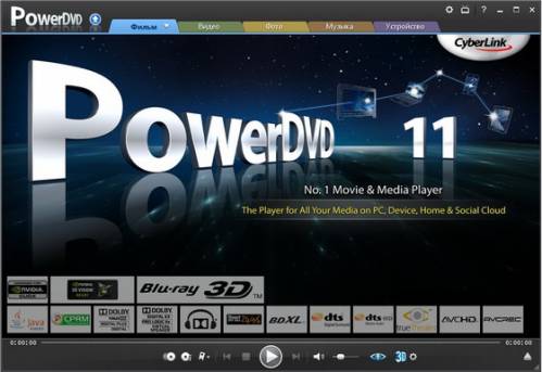 Cyberlink PowerDVD Ultra 11.0.1620.51 ML RUS